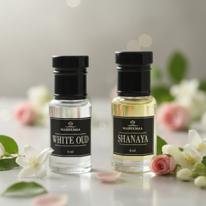 White Oud and Shanaya attar combo